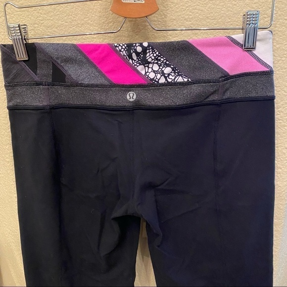 LULULEMON Women Reversible Cropped Pants Size 8 - Picture 2 of 9
